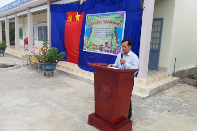 Hoạt động ngoại khóa: Kể chuyện Bác Hồ, phòng chống tai nạn thương tích, đuối nước, kĩ năng sơ cấp cứu cơ bản và trao quà Tết cho thiếu nhi năm học 2019 – 2020